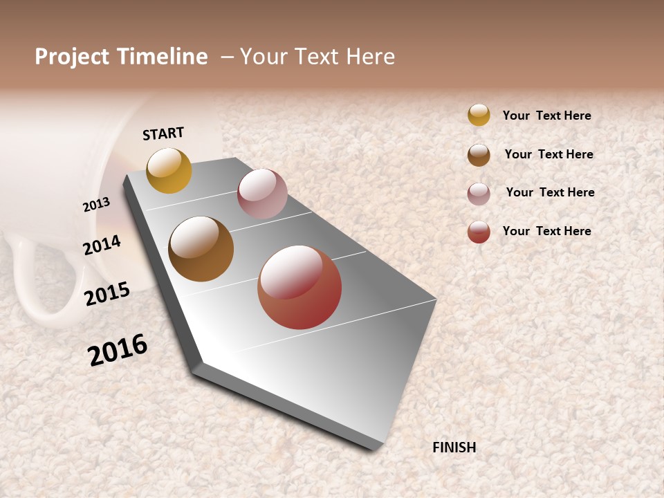 Conceptual Spillage Stain PowerPoint Template