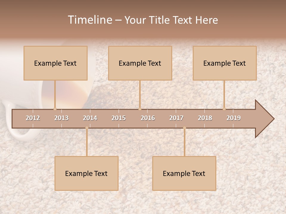 Conceptual Spillage Stain PowerPoint Template