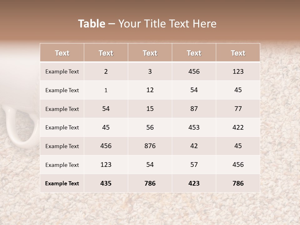 Conceptual Spillage Stain PowerPoint Template
