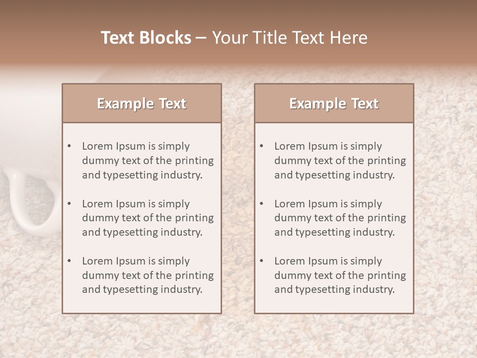 Conceptual Spillage Stain PowerPoint Template