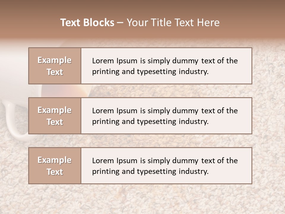 Conceptual Spillage Stain PowerPoint Template