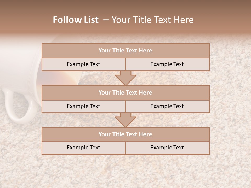 Conceptual Spillage Stain PowerPoint Template