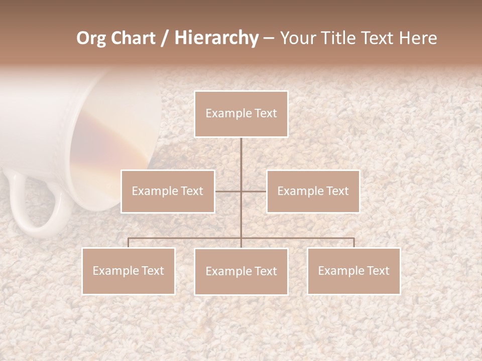 Conceptual Spillage Stain PowerPoint Template