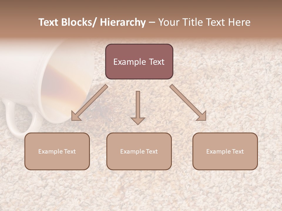 Conceptual Spillage Stain PowerPoint Template