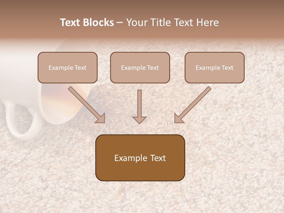Conceptual Spillage Stain PowerPoint Template