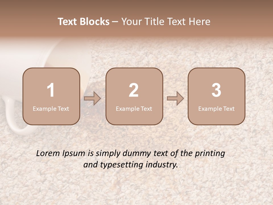 Conceptual Spillage Stain PowerPoint Template