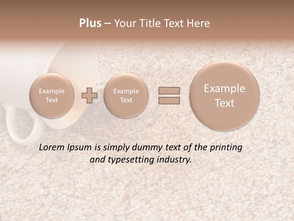 Conceptual Spillage Stain PowerPoint Template