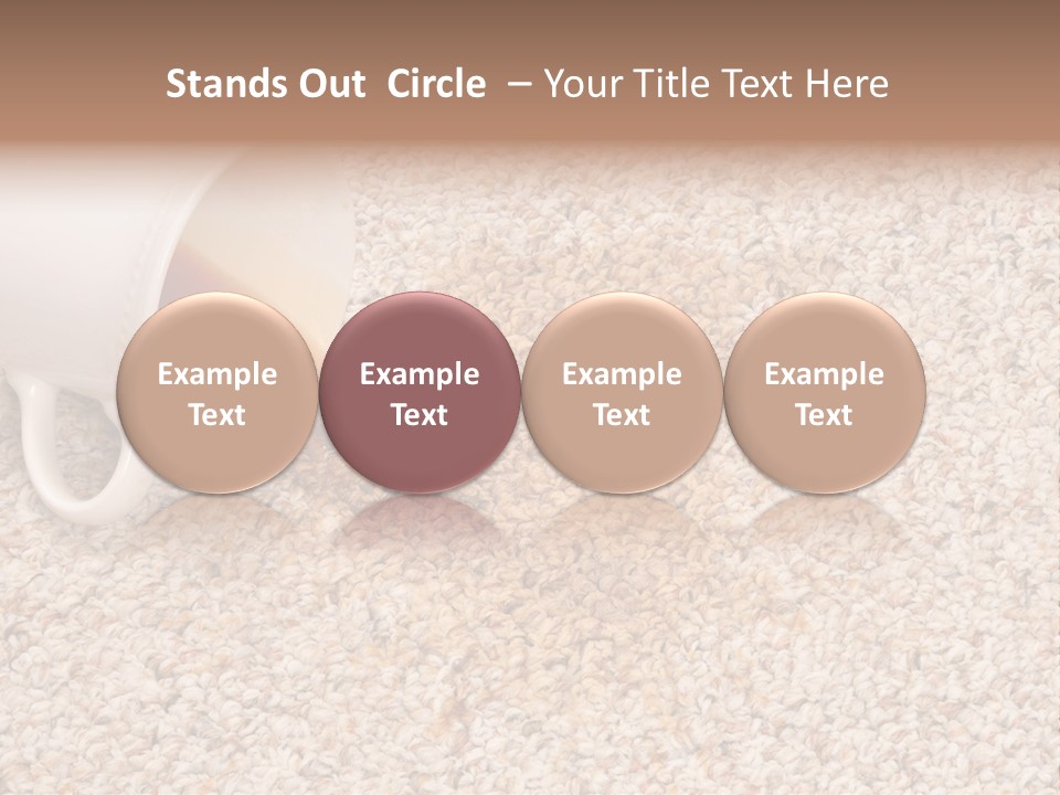 Conceptual Spillage Stain PowerPoint Template
