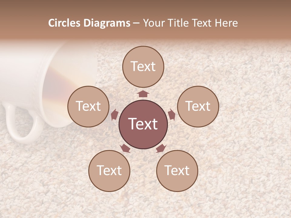 Conceptual Spillage Stain PowerPoint Template