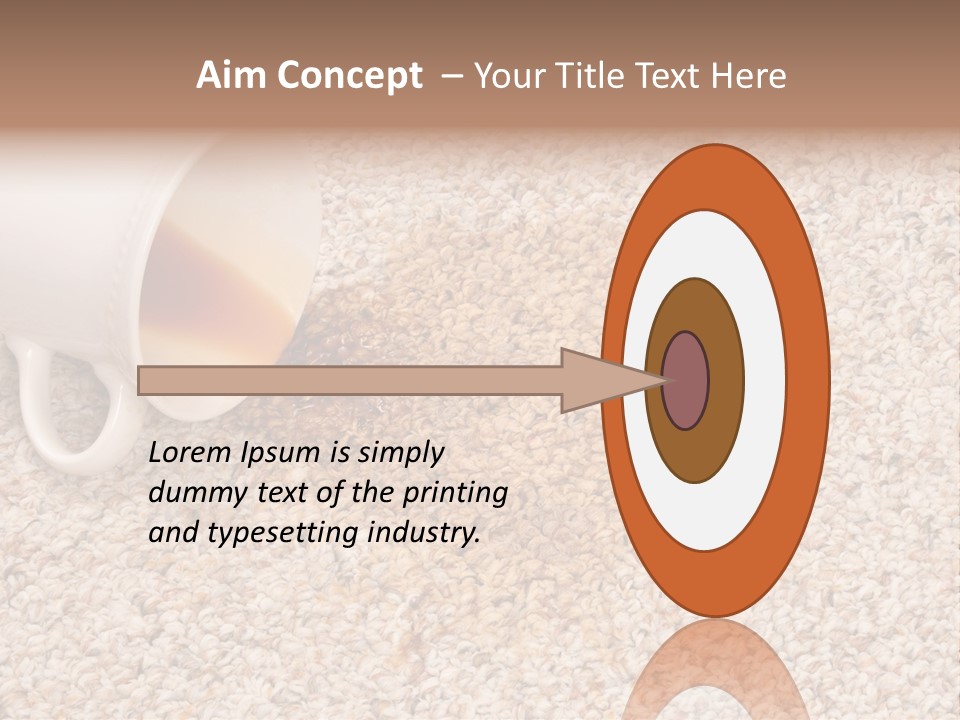 Conceptual Spillage Stain PowerPoint Template