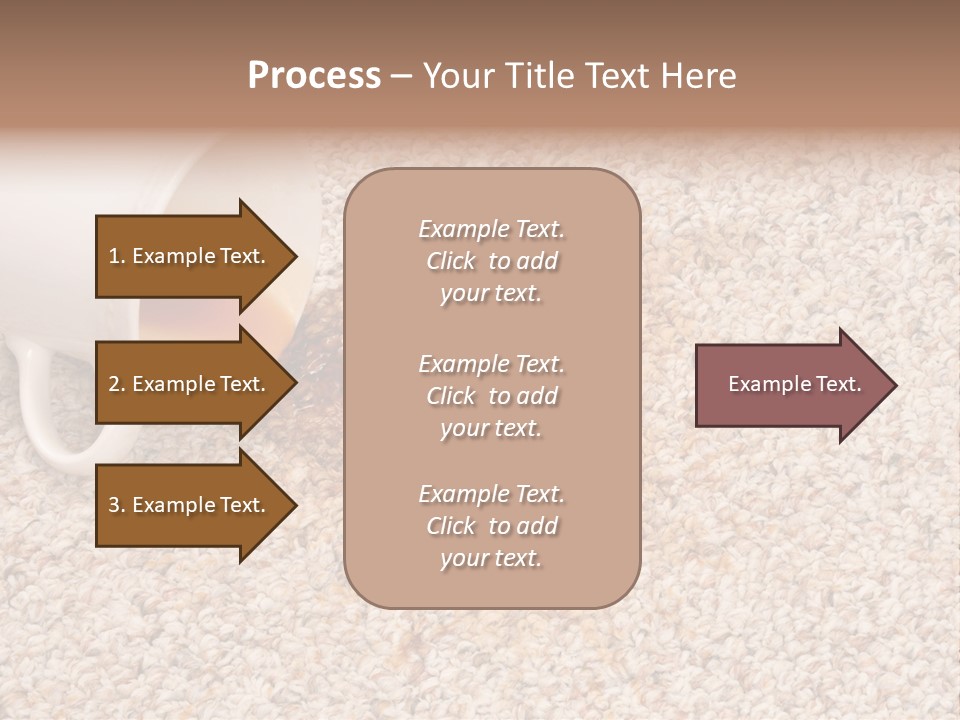 Conceptual Spillage Stain PowerPoint Template