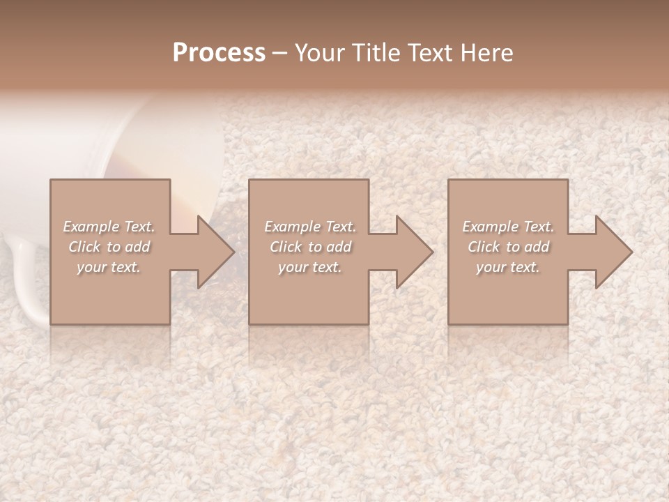 Conceptual Spillage Stain PowerPoint Template