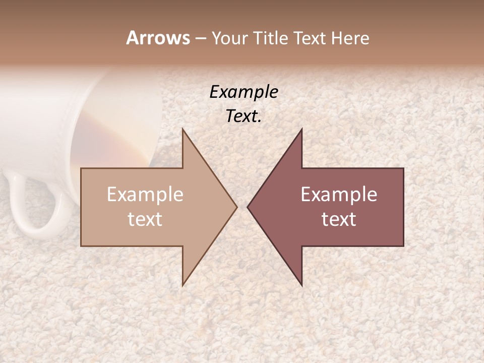 Conceptual Spillage Stain PowerPoint Template