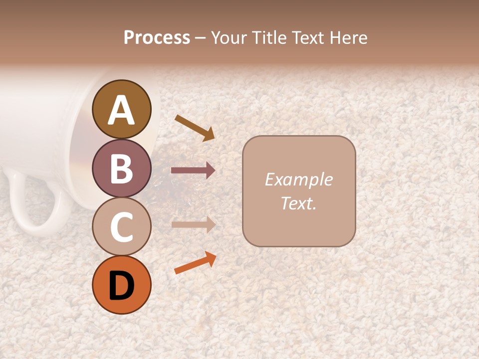 Conceptual Spillage Stain PowerPoint Template