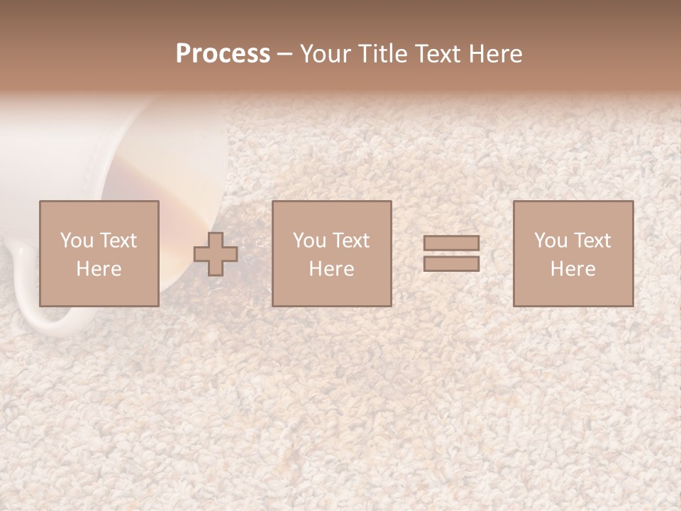 Conceptual Spillage Stain PowerPoint Template