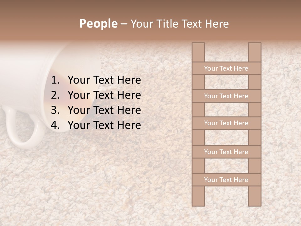 Conceptual Spillage Stain PowerPoint Template