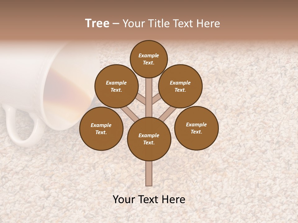 Conceptual Spillage Stain PowerPoint Template