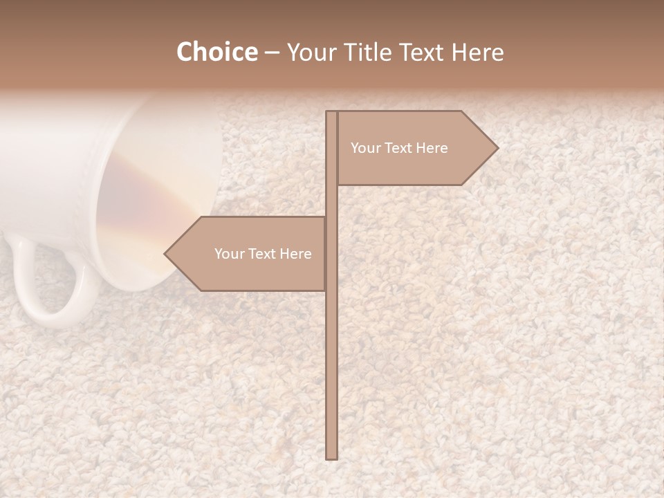 Conceptual Spillage Stain PowerPoint Template