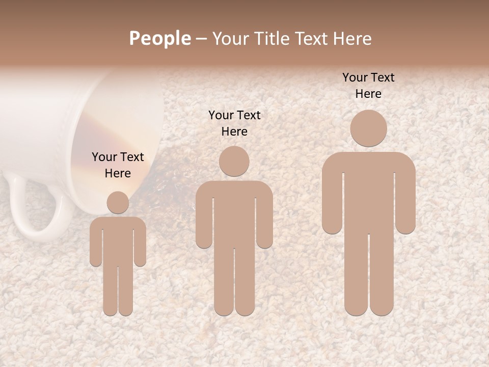 Conceptual Spillage Stain PowerPoint Template