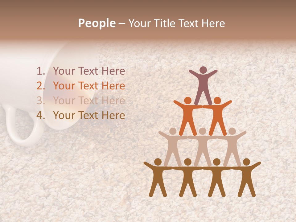 Conceptual Spillage Stain PowerPoint Template