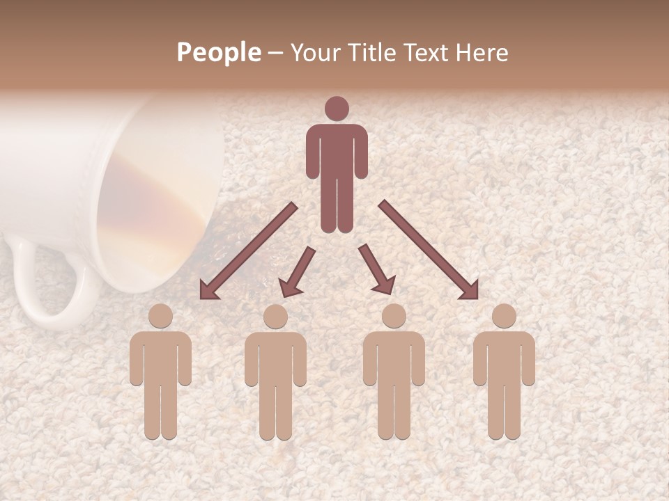 Conceptual Spillage Stain PowerPoint Template