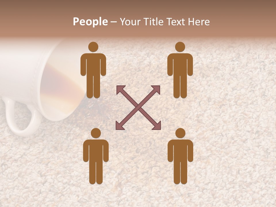 Conceptual Spillage Stain PowerPoint Template