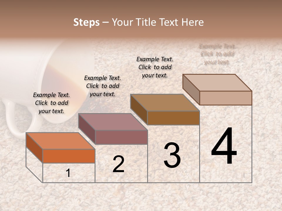 Conceptual Spillage Stain PowerPoint Template