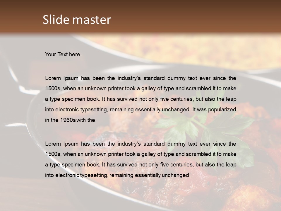 Background Jalfrezi Steel PowerPoint Template