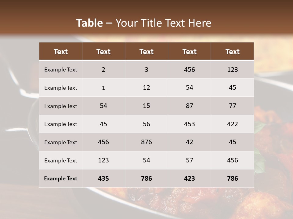 Background Jalfrezi Steel PowerPoint Template