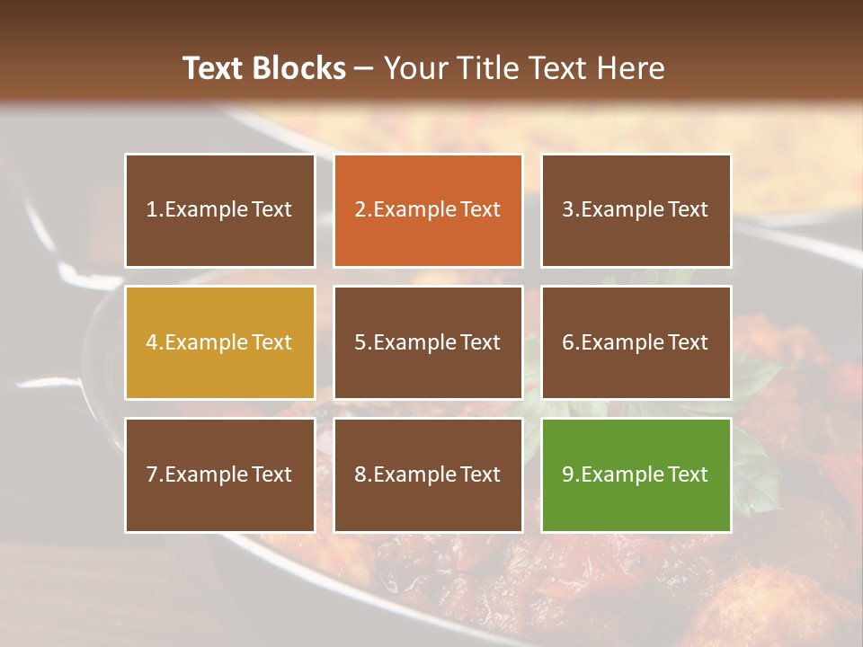 Background Jalfrezi Steel PowerPoint Template