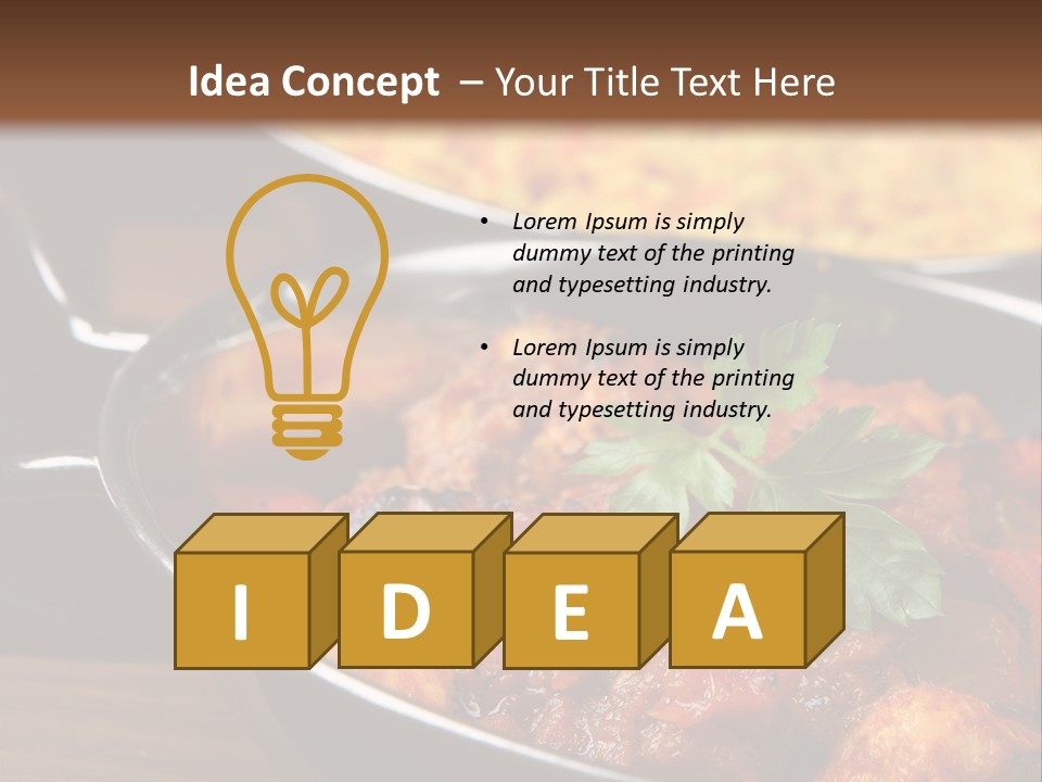 Background Jalfrezi Steel PowerPoint Template