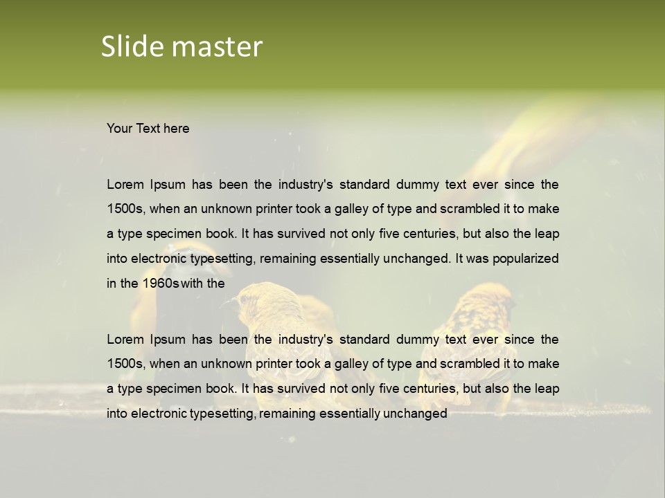 Paper Empty Office PowerPoint Template