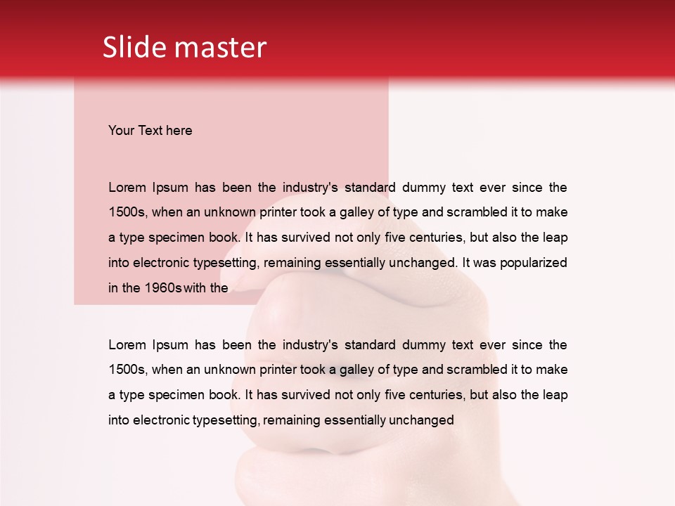 Paper Empty Office PowerPoint Template