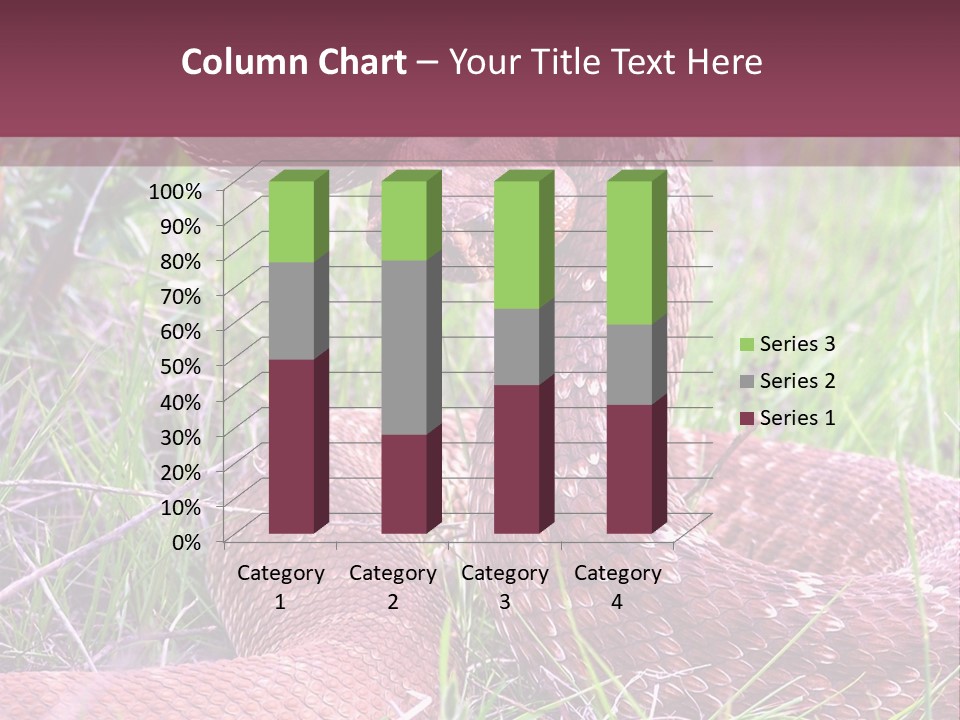 Rattlesnake Tongue Diamond PowerPoint Template