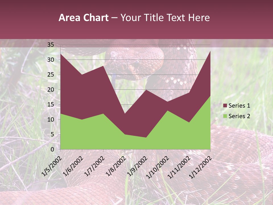 Rattlesnake Tongue Diamond PowerPoint Template