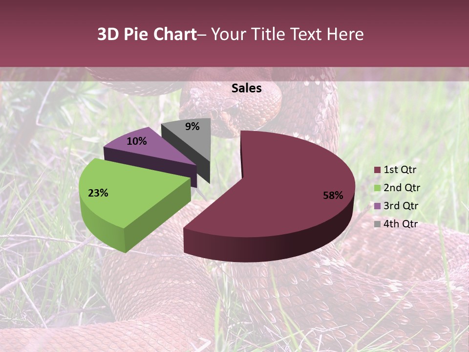Rattlesnake Tongue Diamond PowerPoint Template