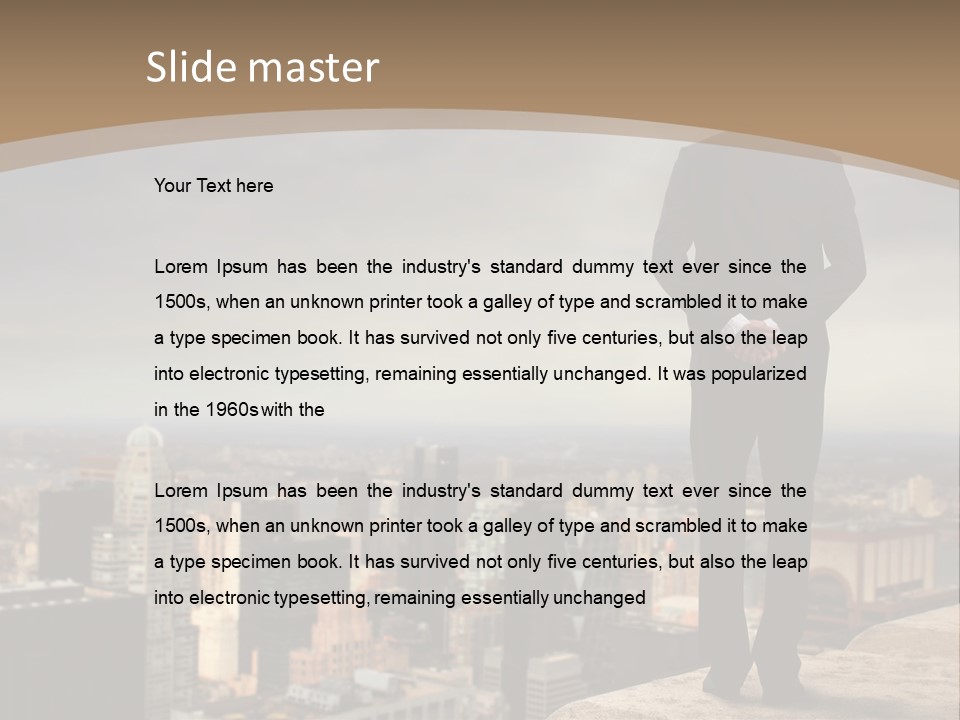 Leader Control America PowerPoint Template