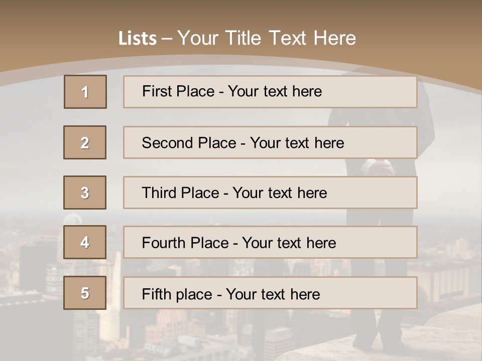 Leader Control America PowerPoint Template