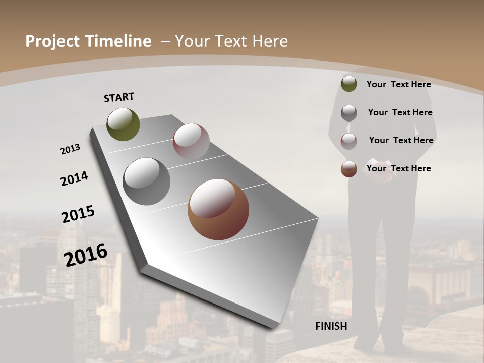 Leader Control America PowerPoint Template