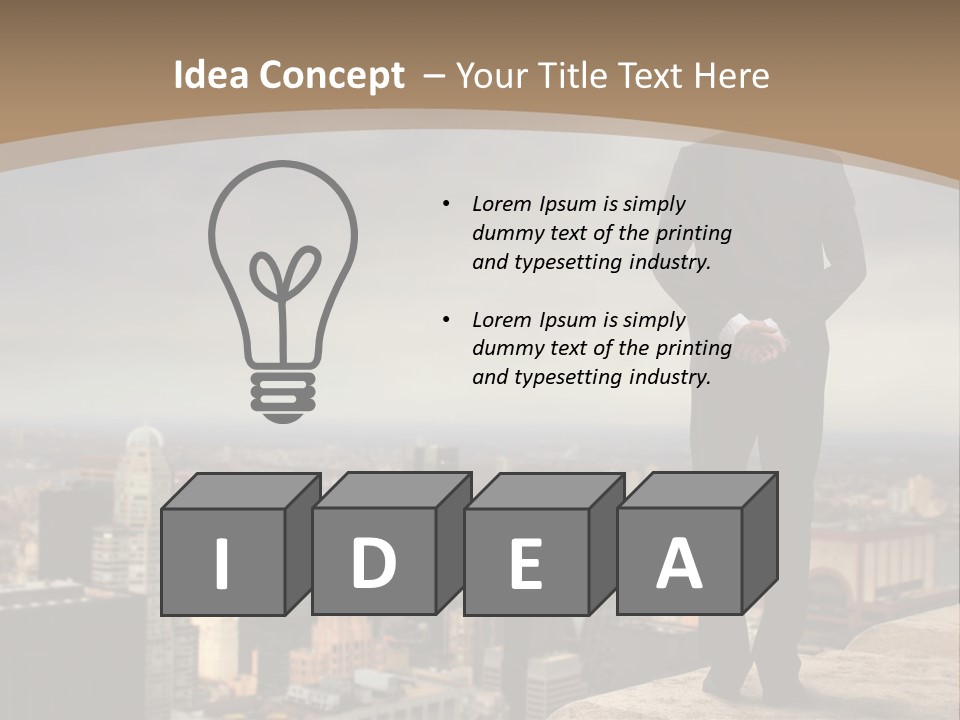 Leader Control America PowerPoint Template