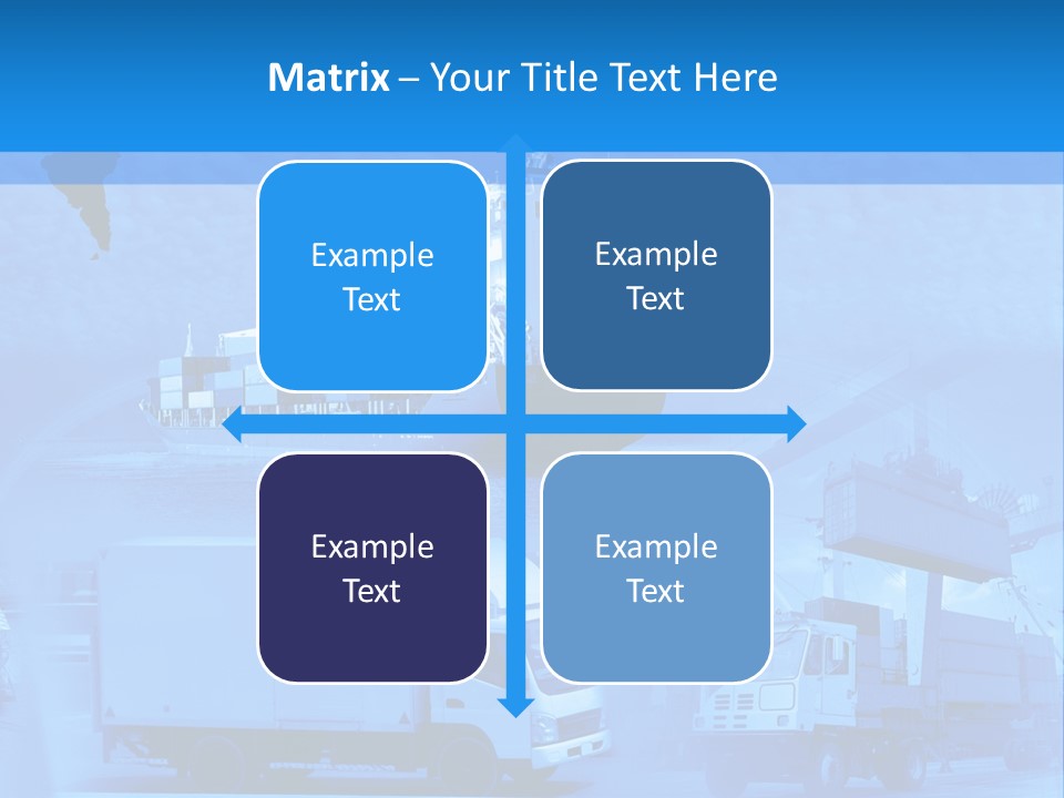A Powerpoint Presentation With A Blue Background PowerPoint Template