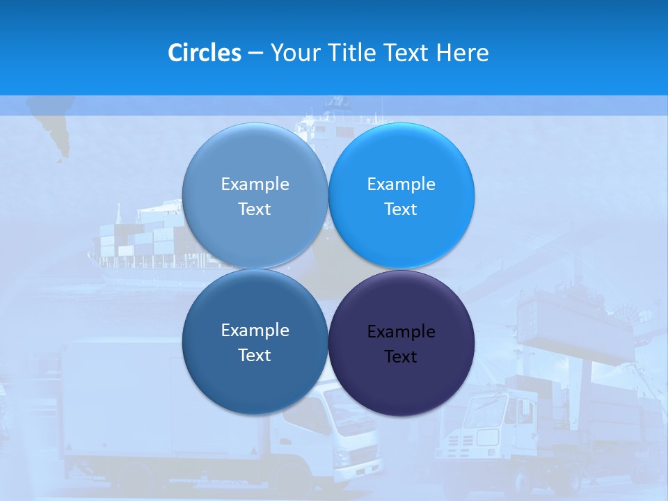 A Powerpoint Presentation With A Blue Background PowerPoint Template