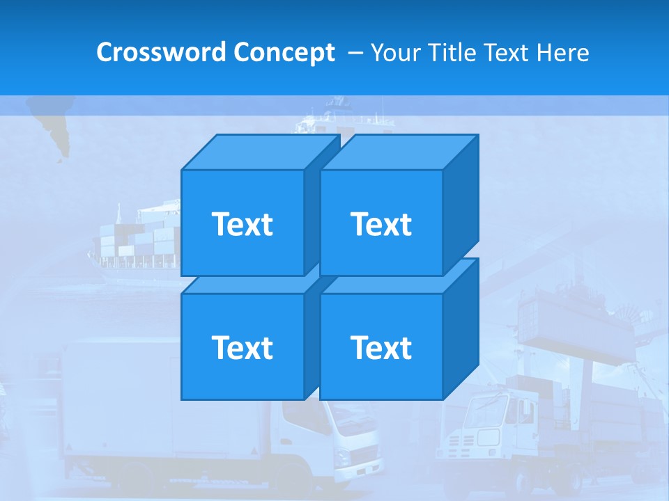 A Powerpoint Presentation With A Blue Background PowerPoint Template