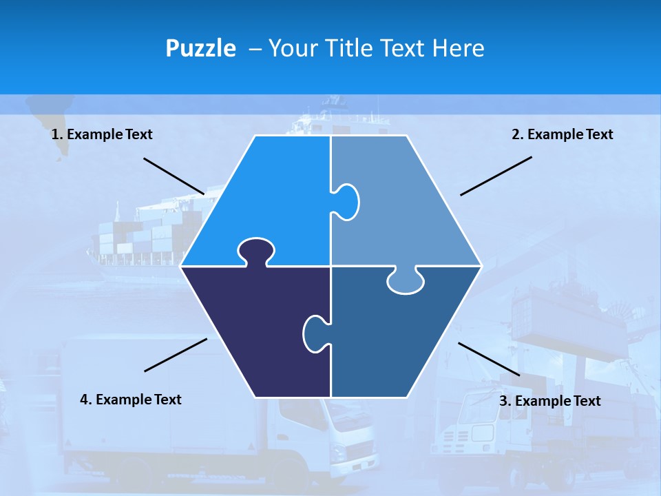 A Powerpoint Presentation With A Blue Background PowerPoint Template