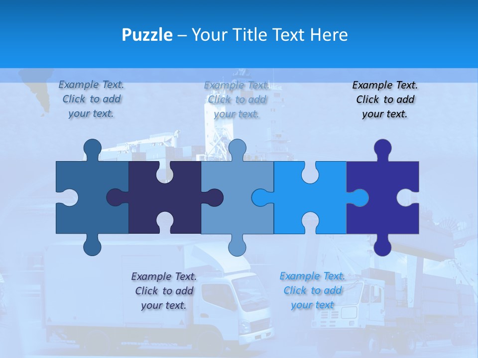 A Powerpoint Presentation With A Blue Background PowerPoint Template