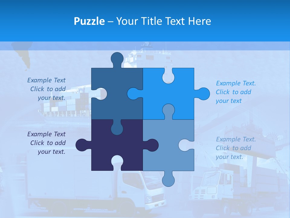 A Powerpoint Presentation With A Blue Background PowerPoint Template