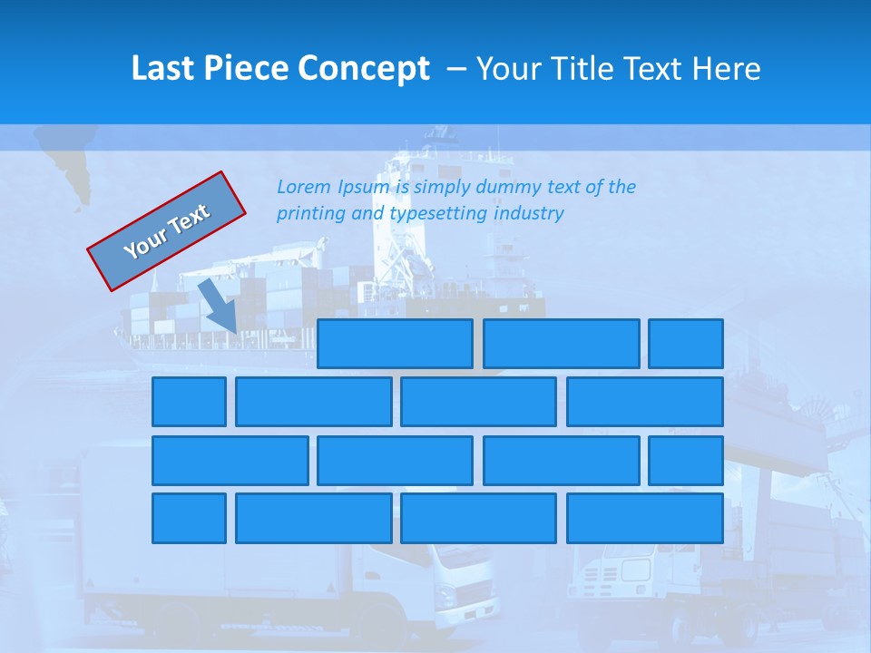A Powerpoint Presentation With A Blue Background PowerPoint Template