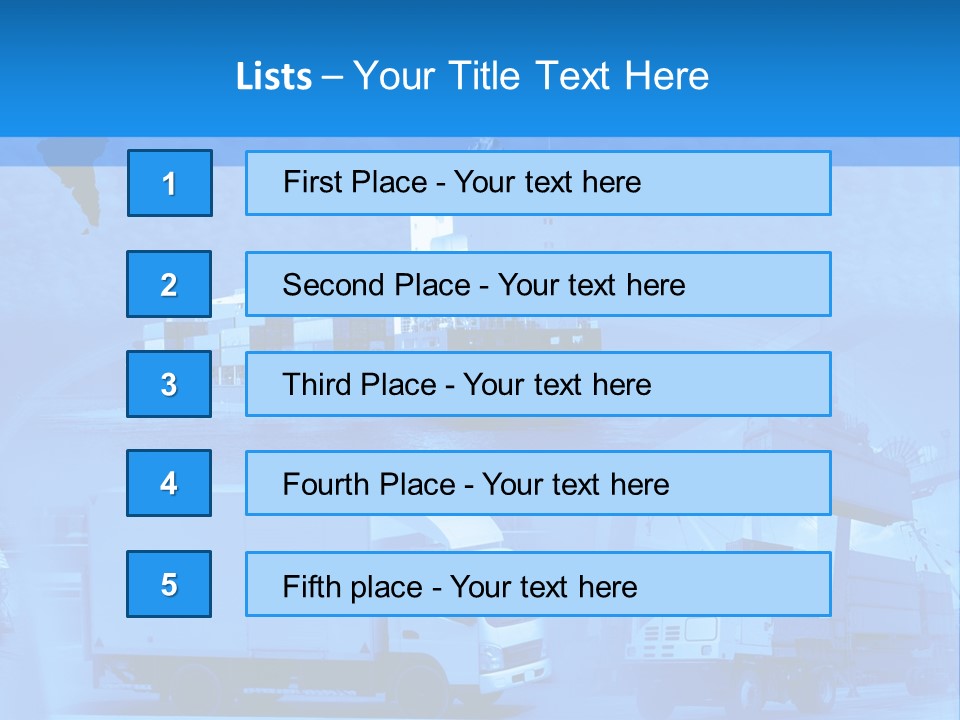 A Powerpoint Presentation With A Blue Background PowerPoint Template
