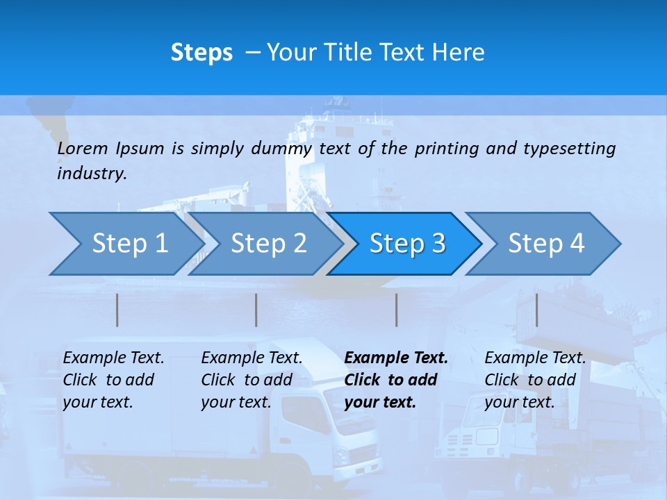 A Powerpoint Presentation With A Blue Background PowerPoint Template