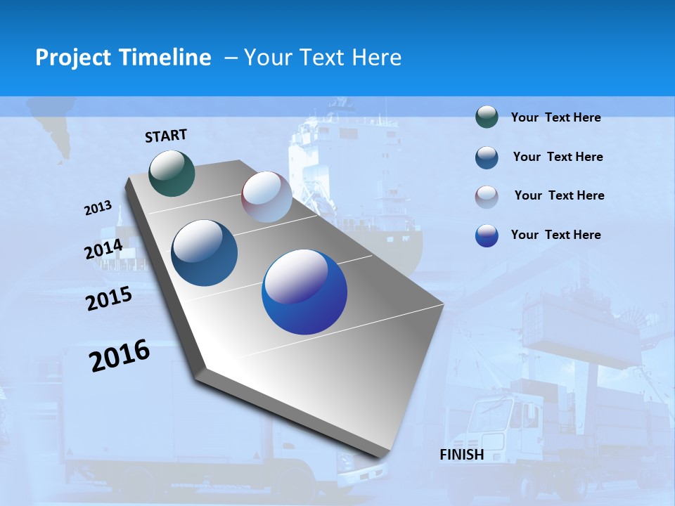 A Powerpoint Presentation With A Blue Background PowerPoint Template